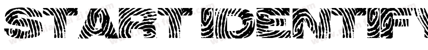 start identifying字体转换